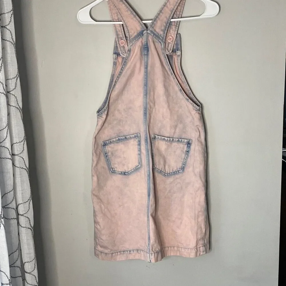 GAP kids girls denim jumper‎ overall dress size XL pink